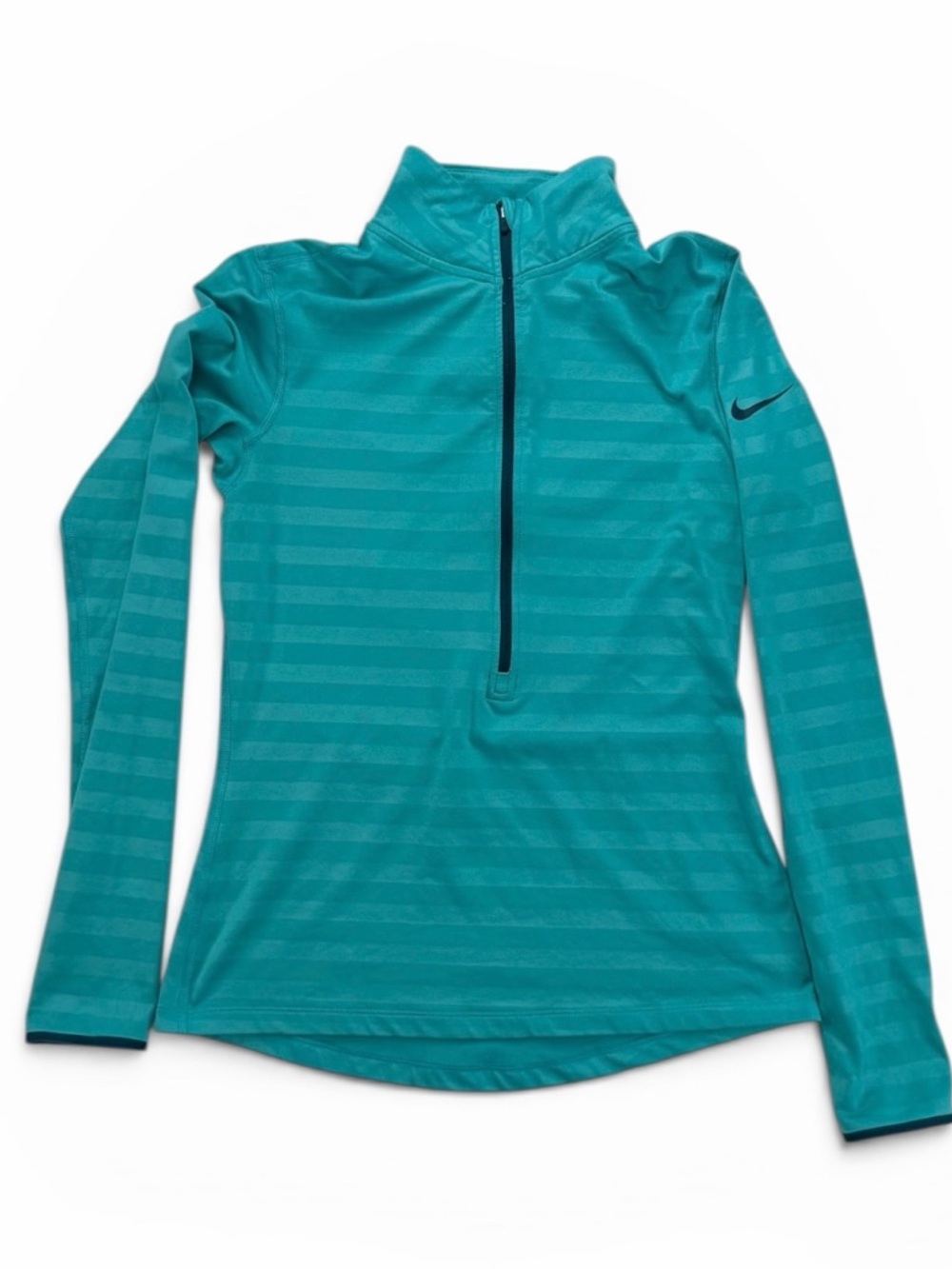 Nike Dri-Fit Teal Half-Zip Performance Top